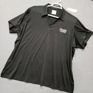Hendrick Automotive Group Polo Shirt Mens 5XL Black Hydrovent Oobe Short Sleeve